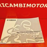 MANUALE USO MANUTENZIONE YAMAHA XMAX