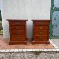 Coppia comodini in legno massello