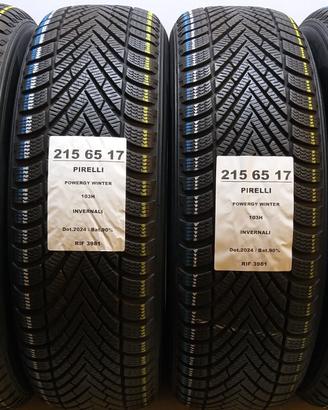 4 GOMME 215 65 17 PIRELLI 2024 INV RIF3981