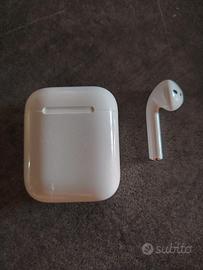 Airpods 2 generazione case + cuffia sinistra