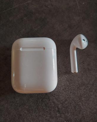Airpods 2 generazione case + cuffia sinistra