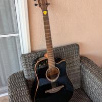 Chitarra acustica Lag T100DCE-BLK