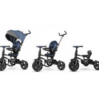 Passeggino Q Play prime 6 in 1 tricycle colore blu