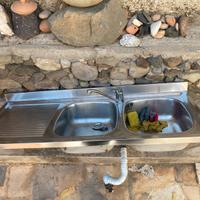 Lavello due vasche inox