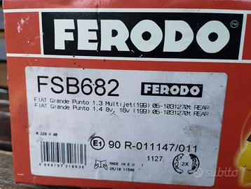 FSB682 FERODO GANASCE GRANDE PUNTO 1,3 MJT 05->