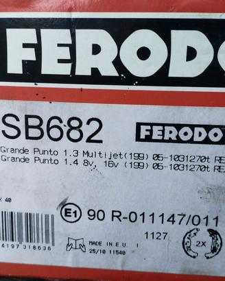 FSB682 FERODO GANASCE GRANDE PUNTO 1,3 MJT 05->