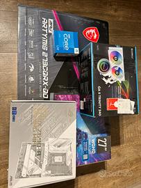 Blocco PC i5 13600K+Z690+Dissipatore+Monitor 240hz