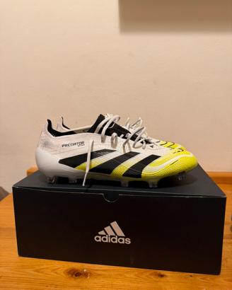 Adidas Predator Elite FT FG - Bianco / Giallo Fluo