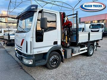 EUROCARGO 80E17 ribaltabile + gru con JIB