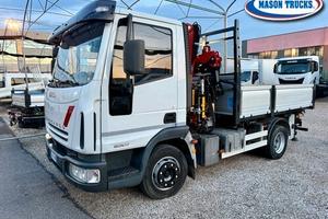 EUROCARGO 80E17 ribaltabile + gru con JIB