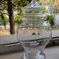 Vaso serigrafato di vetro