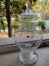 Vaso serigrafato di vetro