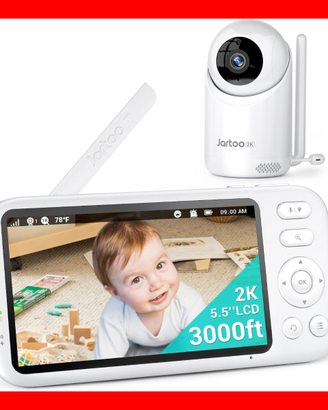 Baby Monitor Jartoo 2K Schermo da 5,5" NUOVO