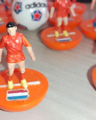 Squadra subbuteo dipinta a mano