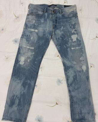 Jeans Diesel BUSTER 0859V W34– Bleached Distressed
