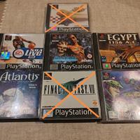 Lotto 5 videogiochi PS1 PlayStation Pal Ita Multi