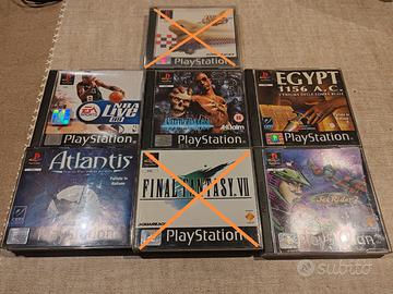 Lotto 5 videogiochi PS1 PlayStation Pal Ita Multi