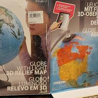 Mappamondo Nova Rico 30cm con rilievo 3d illuminat