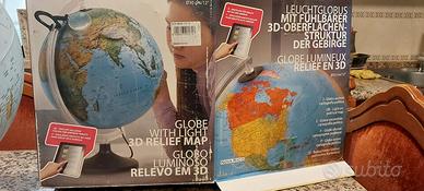 Mappamondo Nova Rico 30cm con rilievo 3d illuminat
