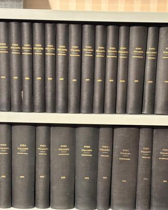 SCIALOJA FORO ITALIANO 1924-1938 29 VOLUMI