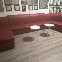 Divani ecopelle rosso