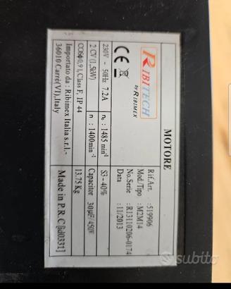 MOTORE MONOFASE 2HP