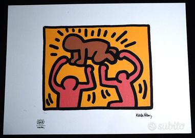 Keith Haring - "Pop Shop IV" (1989) -  Offset