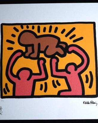 Keith Haring - "Pop Shop IV" (1989) -  Offset