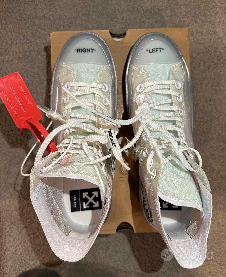 Converse x 2024 off white subito.it