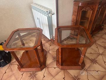 Coppia comodini in legno