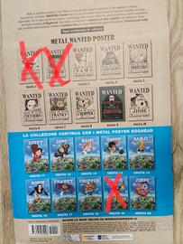 ONE PIECE targhe metallizzate