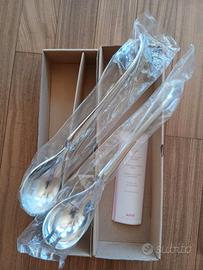 Posate insalata inox ALESSI mod. Caccia sigillate