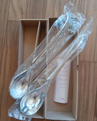 Posate insalata inox ALESSI mod. Caccia sigillate