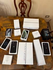 Scatole custodie apple ipad iphone airpods vuote