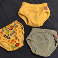 set mutandine allenamento spannolinamento