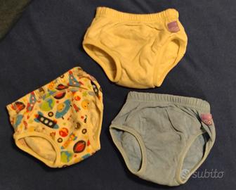 set mutandine allenamento spannolinamento