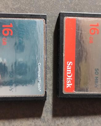 2 compact flash  Sandisk 