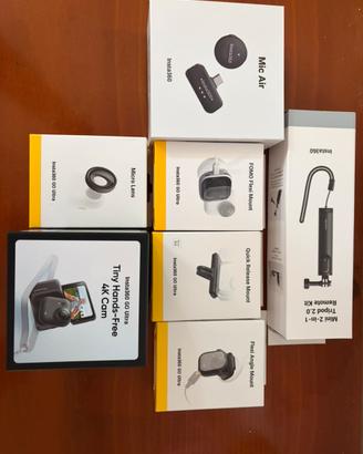 Insta360 go ultra  acessoriata