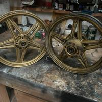 Coppia di cerchi Ducati epoca.