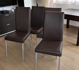 4 sedie da soggiorno/sala da pranzo