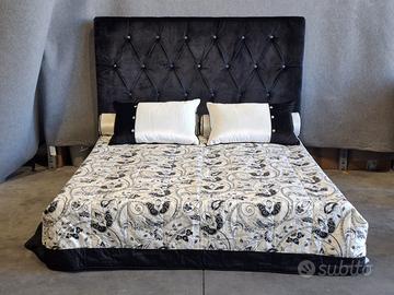 Letto matrimoniale artigianale in seta completo