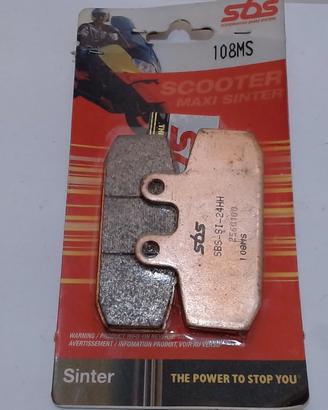 PASTIGLIE FRENO ANTERIORE SBS 108 MS 588