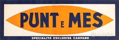 Poster vintage TESTA ARMANDO BANNER PUNT E MES