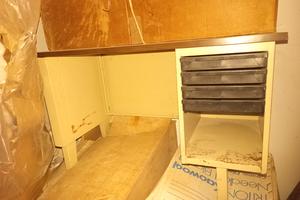 Banco da officina vintage antico anni 70