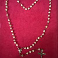 Rosario madreperla e argento