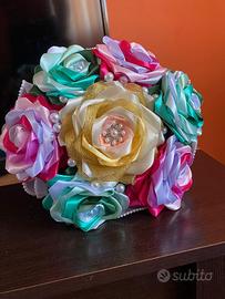 Bouquet rose per sposa 