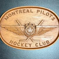 Crest - targa dei Montreal Pilots Hockey Club