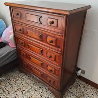 Cassettiera settimino in noce