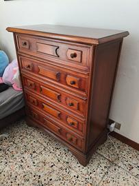 Cassettiera settimino in noce