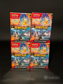 4X Bundle 6 Buste Pokemon IT Scintille Folgoranti